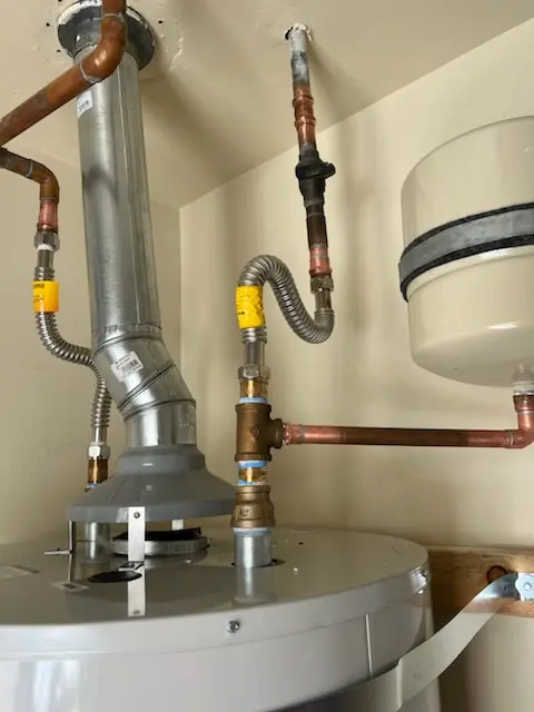 Water heater installation and plumbing repair in Melville
